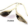 4354 - Baza cercei hook bronz, floare, cala