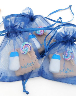 Marturii(magneti) pt.botez - Biscuiti cu lapte