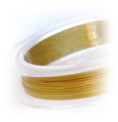 1m sarma tiger tail golden 0,45mm (DIV001)