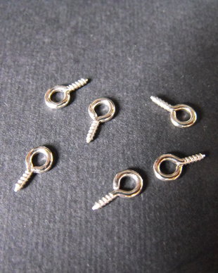 CUIE CU BUCLA PENTRU MARGELE - 1 MM ( 5 buc.)
