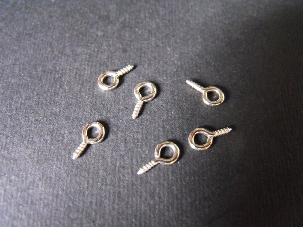 CUIE CU BUCLA PENTRU MARGELE - 1 MM ( 5 buc.)