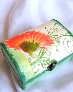 cutie lemn decorata 22879