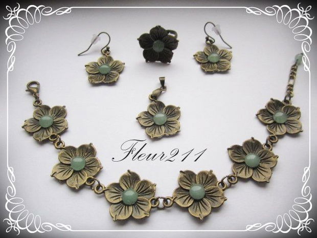 SET-AVENTURIN VERDE SI BRONZ-2