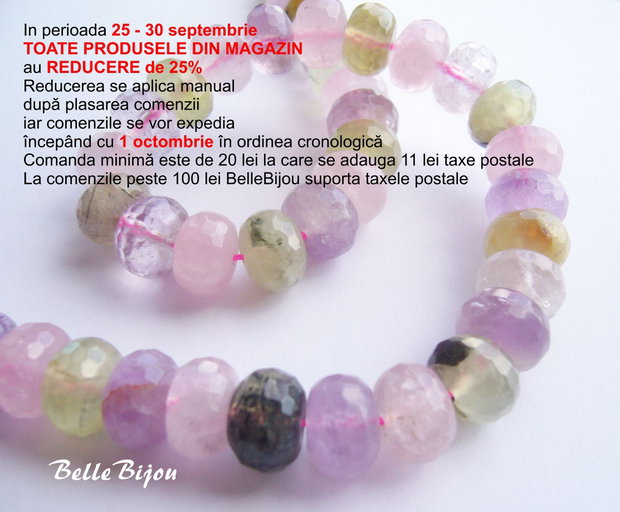 (2 buc) Rondele fatetate aprox 12.5x7.5-8.5 mm
