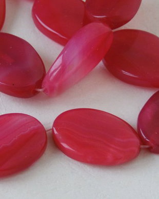 Agate fuchsia 24 mm
