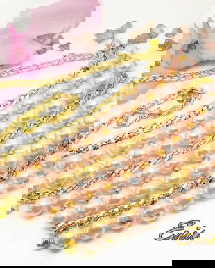 Colier pearls in gold