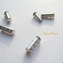 Inchizatoare argintie MAGNETICA pentru 3 siruri aprox 10x20 mm