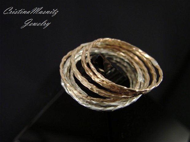 Golden Touch... Stacking Rings ...