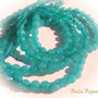 Agate fatetate verde-turcoaz aprox 4 mm