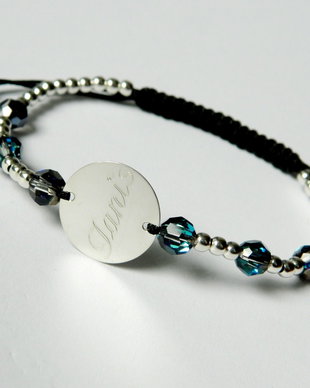 Bratara personalizata - banut/charm