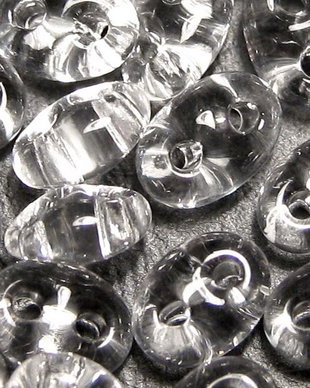 Margele duble, twin , crystal