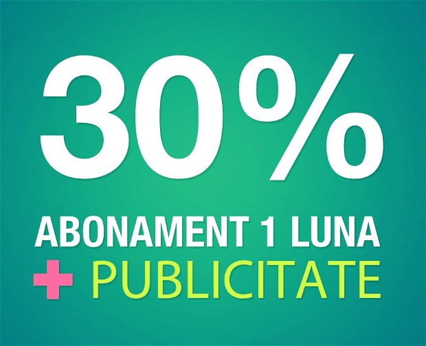 Breslo Boost 1 LUNA - 30% REDUCERE - Abonament + Publicitate