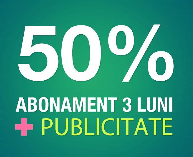 Breslo Boost 3 LUNI - 50% REDUCERE - Abonament + Publicitate