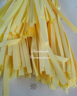 Fasii quilling galben pai