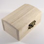 4470 - Cutie din lemn natur 90x60x45mm
