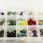 Mix de margele din sticla, plastic, murano,  scoica, agate ...