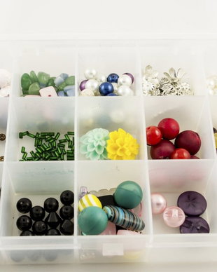 Mix de margele din sticla, plastic, murano,  scoica, agate ...