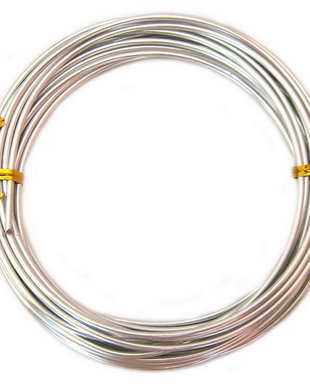 Sarma din aluminiu, 1 mm, argintie