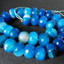 AGATE RONDELE FATETATE - 12 X 8 MM