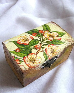 cutie lemn decorata 23151