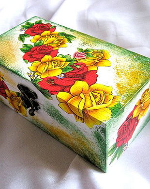 cutie lemn decorata 23150