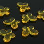 AB1031 Fluturasi acril galben-portocaliu 13.5x12x4mm