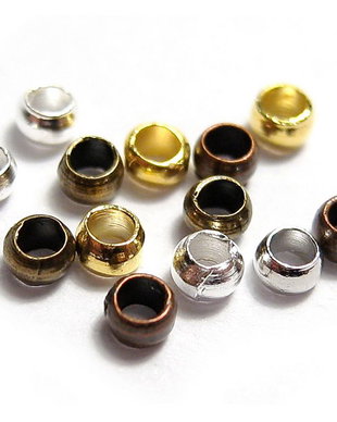 Crimp din alama, rotund, mix, 2 mm