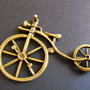 PANDANTIV BICICLETA BRONZ - 68 X 54 MM