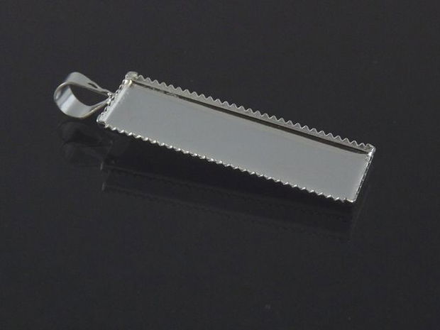 Baza pandant, 28 x 8 mm