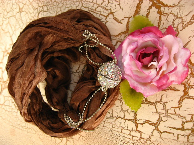Blue Queen Rose - Colier la baza gatului