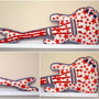 Perna in forma de chitara, guitar pillow, perna chitara
