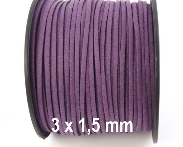 Faux SUEDE, 3 x 1,5 mm, SS022