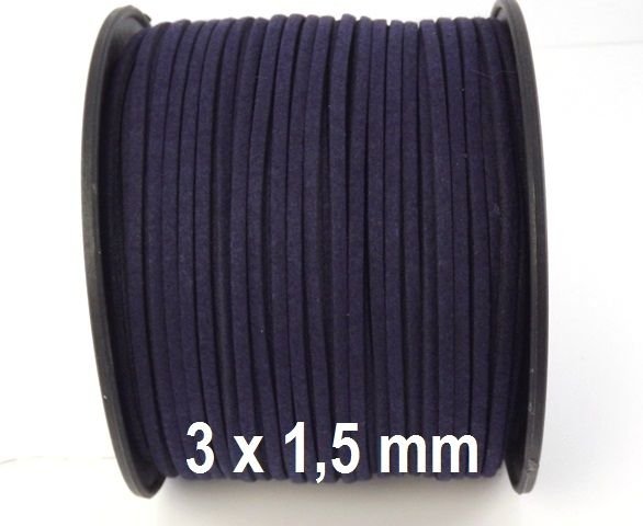 Faux SUEDE, 3 x 1,5 mm, SS032