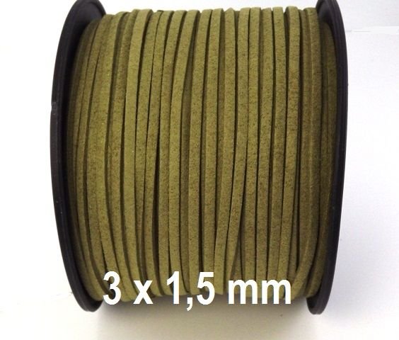 Faux SUEDE, 3 x 1,5 mm, SS040