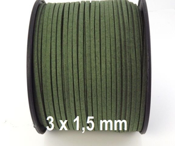 Faux SUEDE, 3 x 1,5 mm, SS042