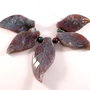 4614 - SET Pandantive frunze agate indiene