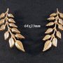 4589 - SET Baza brosa frunze auriu lucios