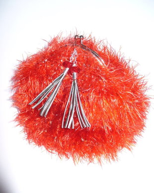 Flufftastic Fluffury Red Clutch