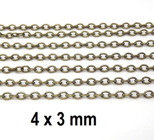 Lant 4 x 3 mm, R