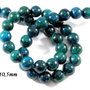 4650 - (10 buc) Chrysocolla de sinteza, sfere 10.5mm