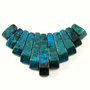 4655 - SET Pandantiv, chrysocolla de sinteza