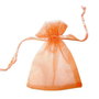 Saculet din organza, 8x10 cm, portocaliu deschis
