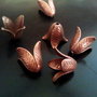 1b element decorativ cupru floare 22x17mm PAD3066