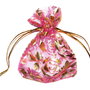 Saculet din organza, 7x9 cm, siclam