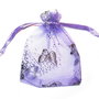 Saculet din organza, 7x9 cm, mov