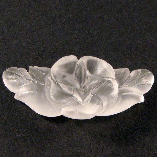 4692 - Pandantiv, cristal de stanca, frosted, 52x23x12mm