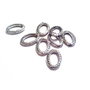 1b za decorativa , acril argintiu antichizat 14x8mm LAD0008