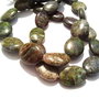 1b rainforest jasper ,disc oval 20x15mm PAD3079