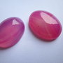 Cabochon agate aprox 20x15mm (2 buc)