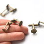 1 set - baze butoni bronz mat